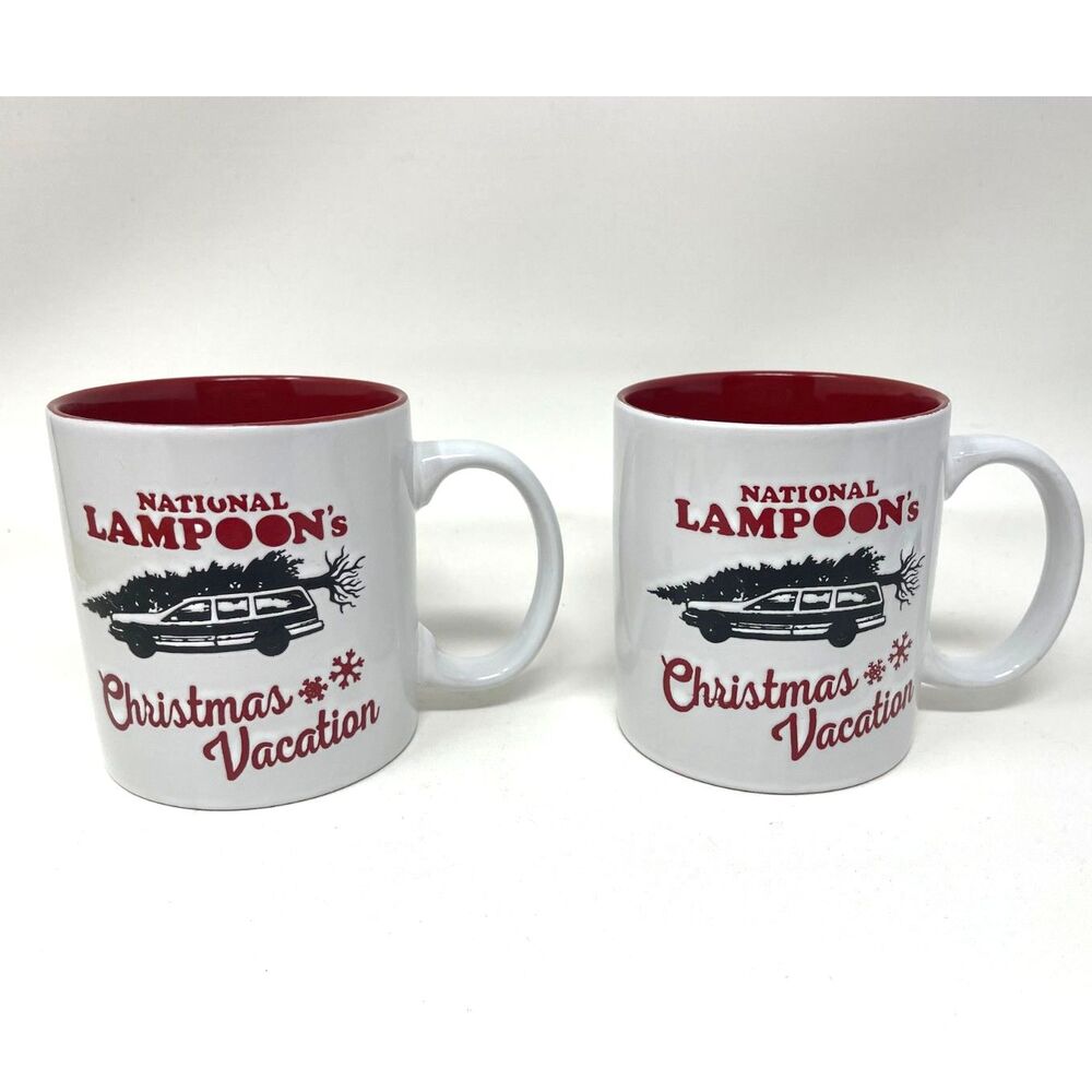 Set National Lampoon's Christmas Vacation Mug Griswold Station Wagon Decal Set 2